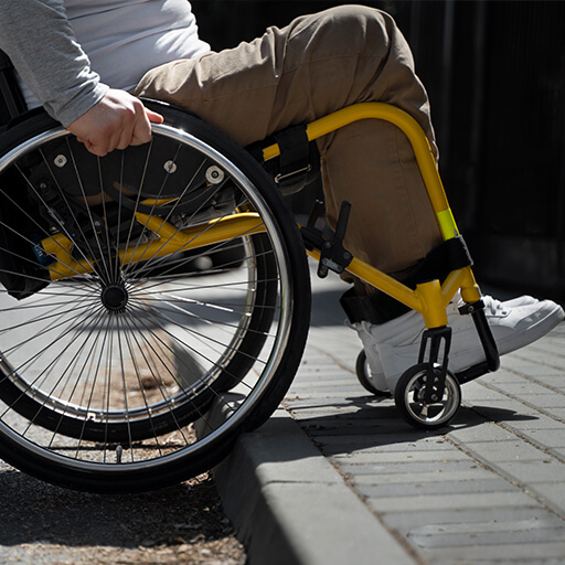 طراحی رمپ ویلچر معلولین